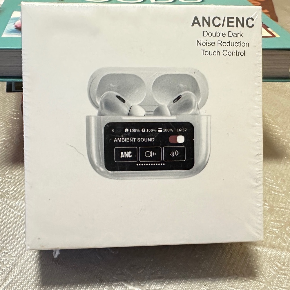 NIB White ANC/ENC Wireless Earbuds